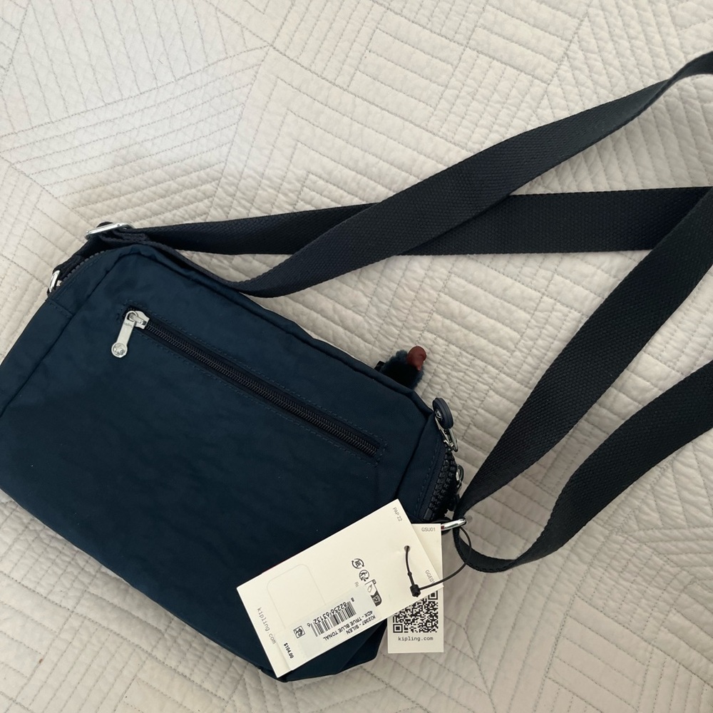 NWT Kipling silen bag crossbody True Blue - Picture 9 of 9